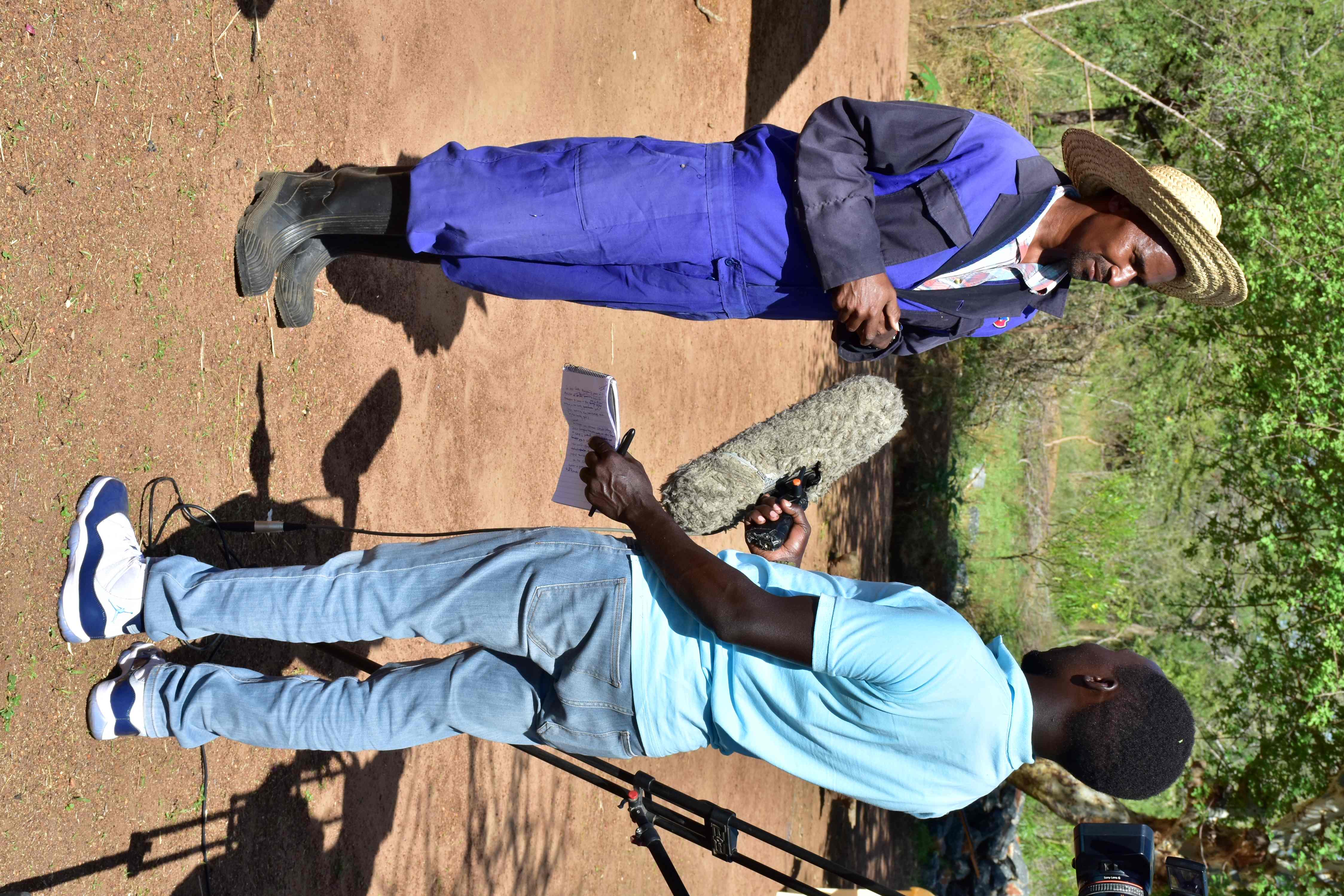 Cheptiony on set