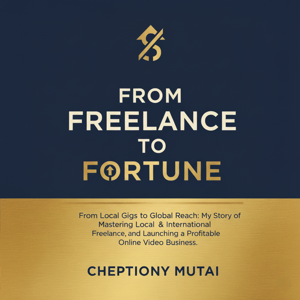 From Freelance to Fortune — Book Cover by Cheptiony Mutai